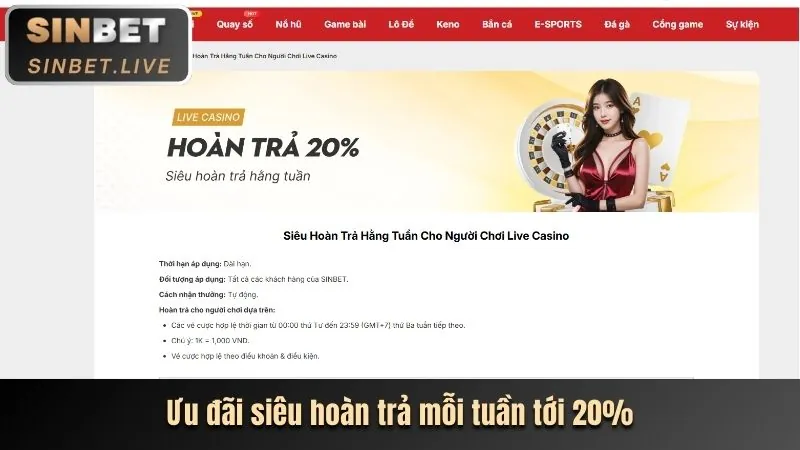 Khuyến mãi chào mừng người chơi mới